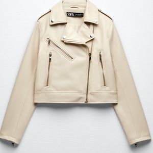 Zara Faux leather jacket